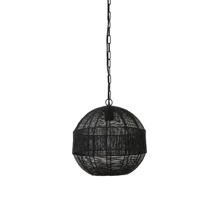 Hanglamp Ø35x38 cm PILKA mat zwart