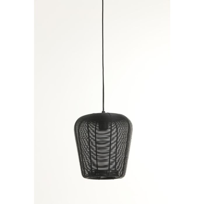 Hanglamp Ø23x25 cm ADETA mat zwart