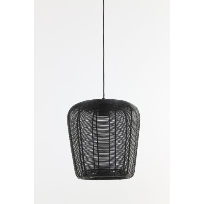 Hanglamp Ø28x30 cm ADETA mat zwart