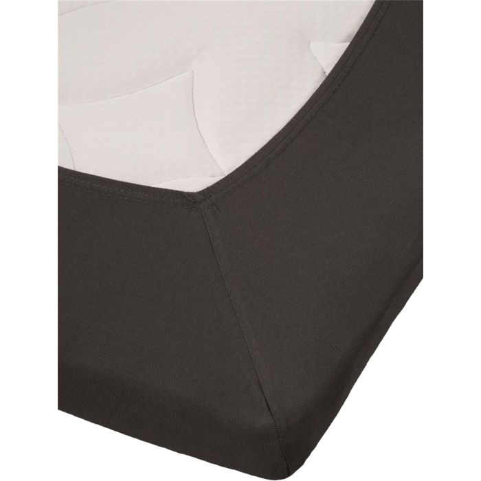 Hoeslaken Jersey Splittopper Anthracite 160x200/220