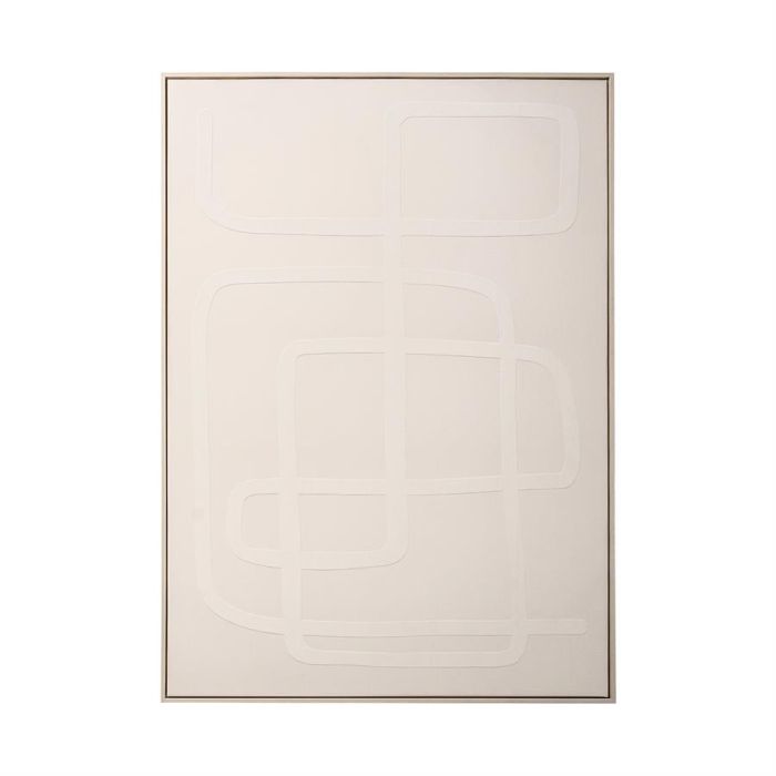 Schilderij Ono - Taupe - 103x143 cm