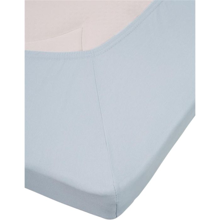 Hoeslaken Jersey Splittopper Light Blue 180x200/220