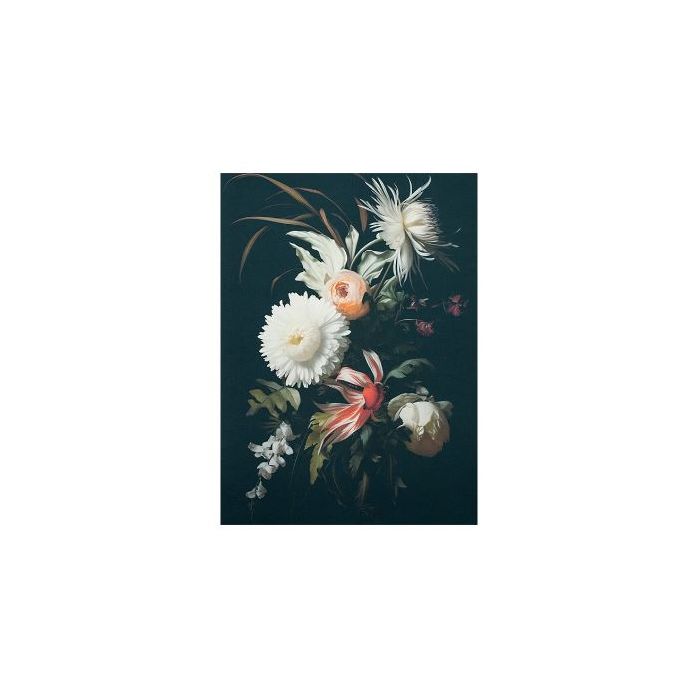 Wanddoek Flower selection - Small incl. frame - 80x110cm