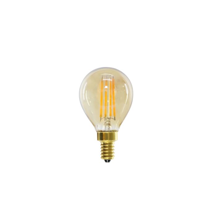 s-model LED bulb Ø4x7 cm LIGHT 2W amber E14 dimbaar