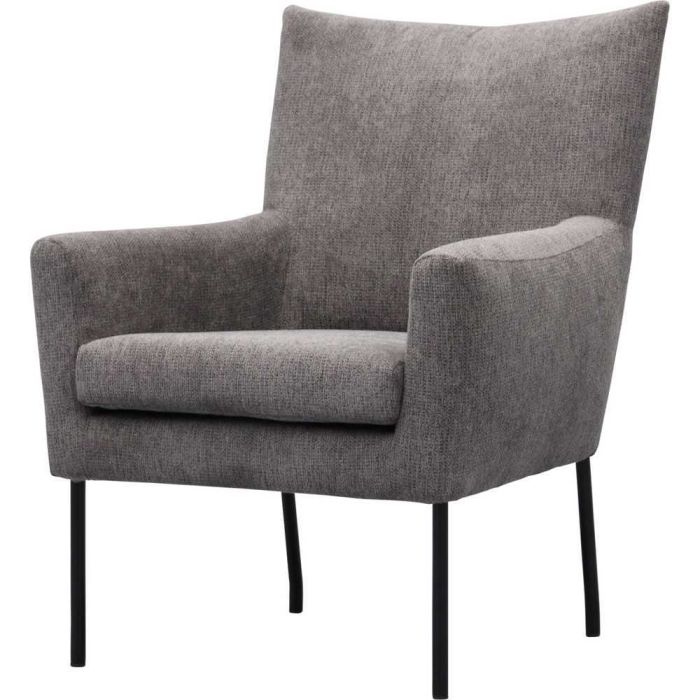 Fauteuil Robin groen met gladde rug