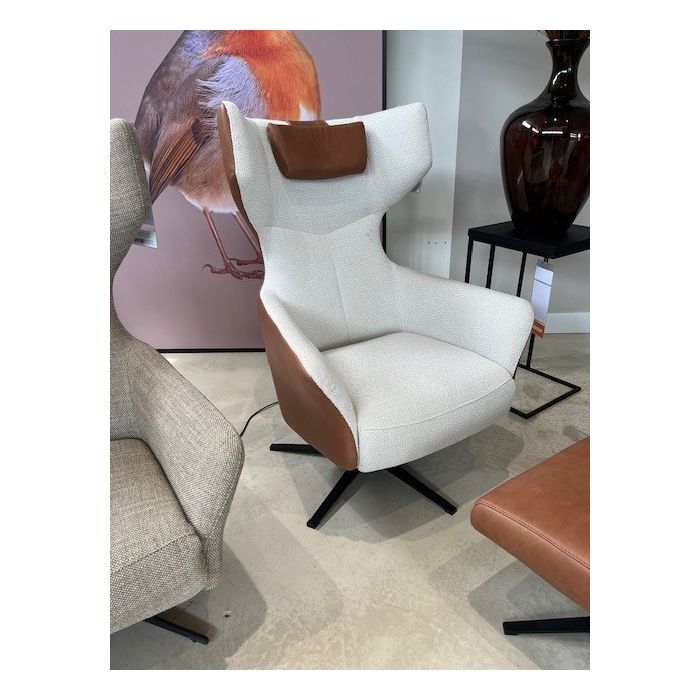 Relaxfauteuil Marius met Hocker