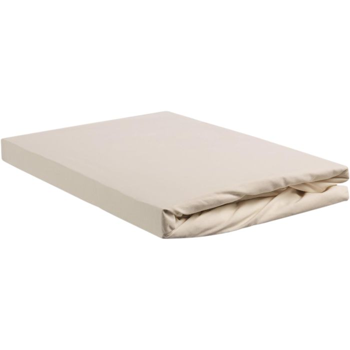 Hoeslaken Percale Splittopper Off-white 160x200