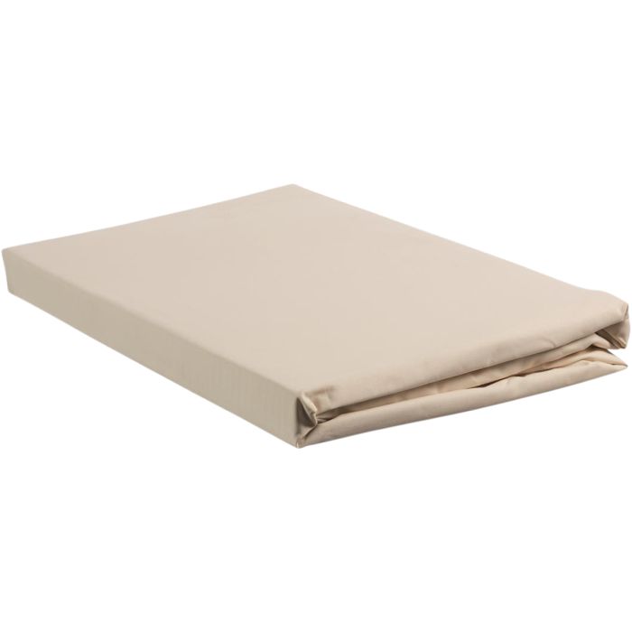 Hoeslaken Percale Splittopper Natural 180x210/220