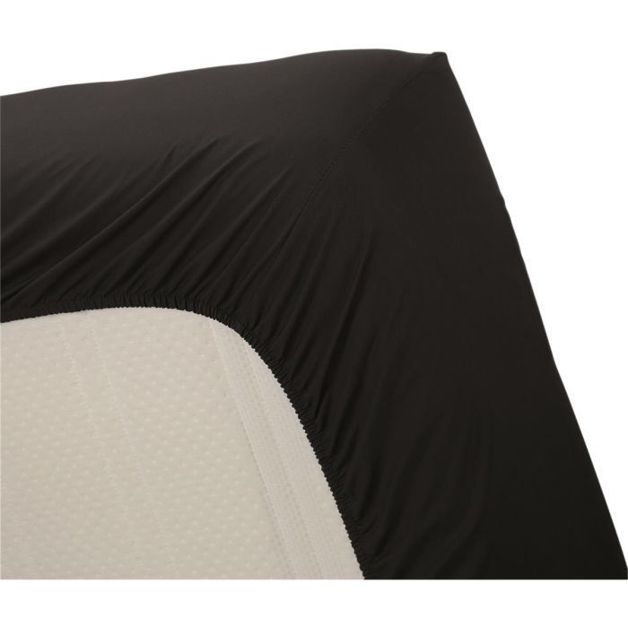 Hoeslaken Percale Black 90x210/220