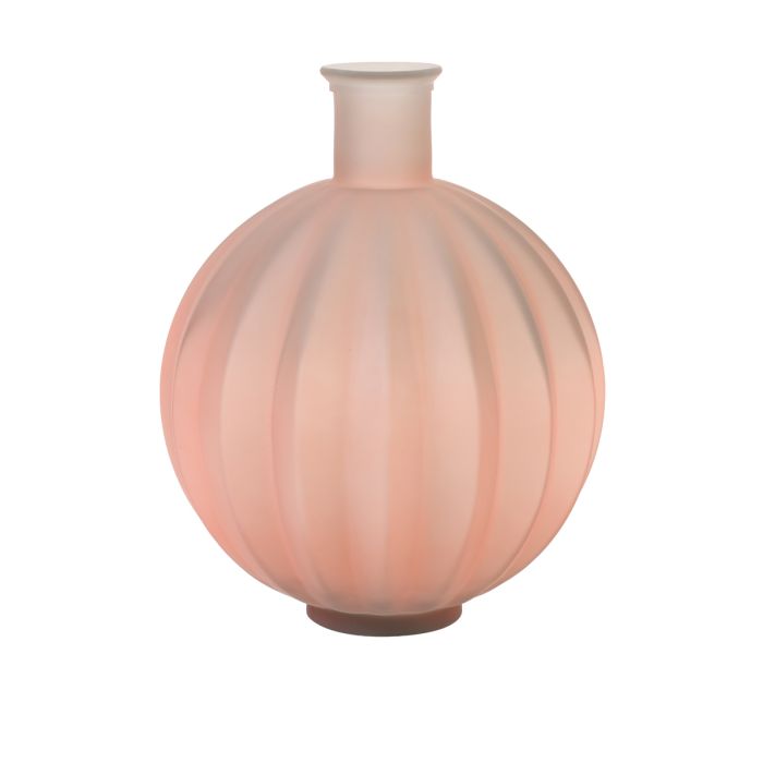 Vaas 33x42 cm Palloci Glas Mat Koraal