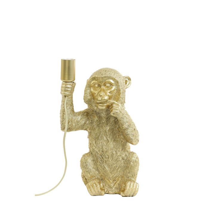 Tafellamp 24,5x22x41,5 cm Monkey Goud