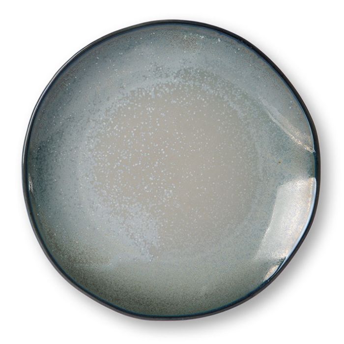 home chef ceramics: side plate grey/green/ S-MODEL