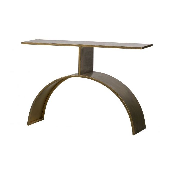 Altar sidetable metaal antique brass S-MODEL