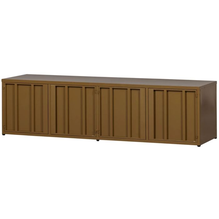 TV-meubel Level metaal honiggeel 44x160cm