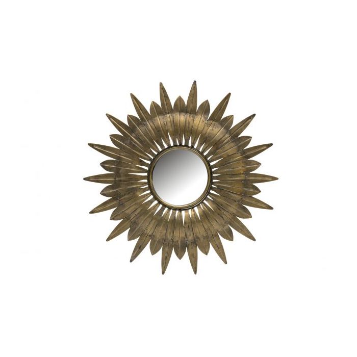 Confess spiegel metaal antique brass ø41cm - S-model