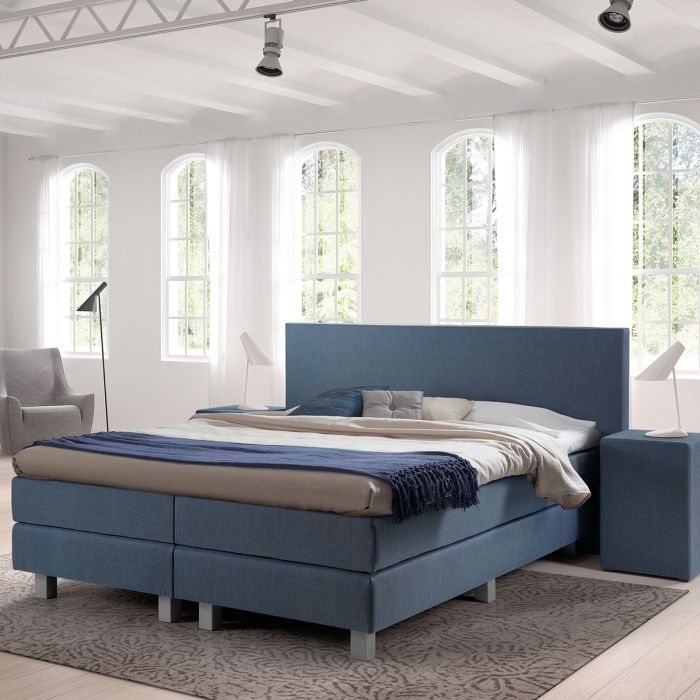 Boxspring Skyline actieset Elektrisch verstelbaar inclusief hoofdboard New York  12 cm diep