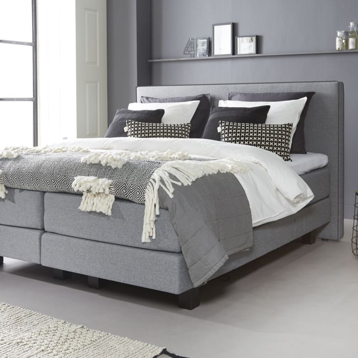 Boxspring Scandi comfort vlak