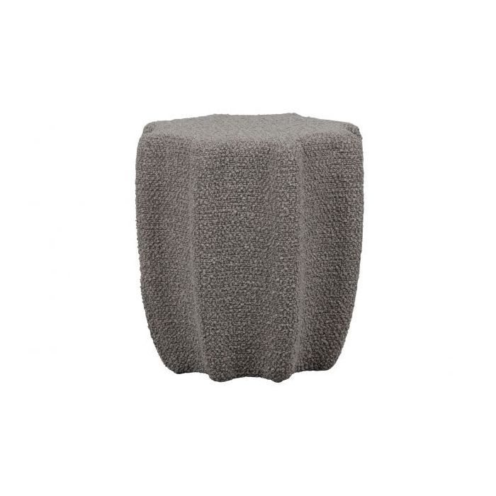 Soft star poef lichtgrijs S-model