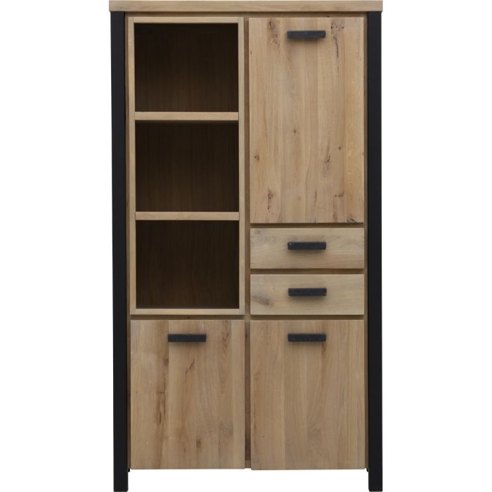 Kast Torro 3 deur, 2 laden en open vak