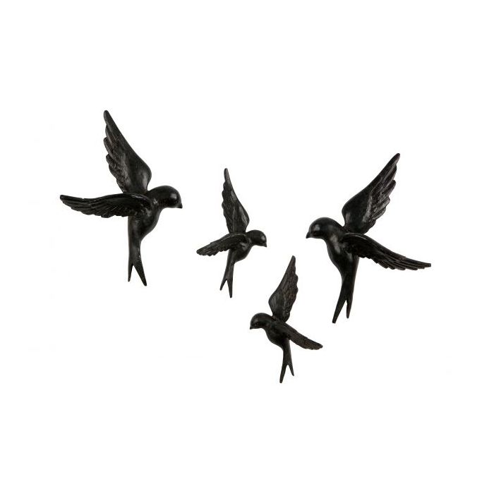 Set van 4 vogels 