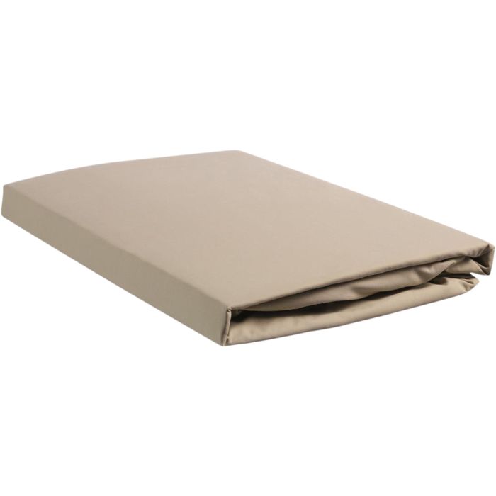 Hoeslaken Percale Sand 160x210/220