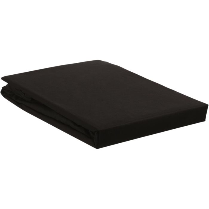 Hoeslaken Percale Black 140x210/220