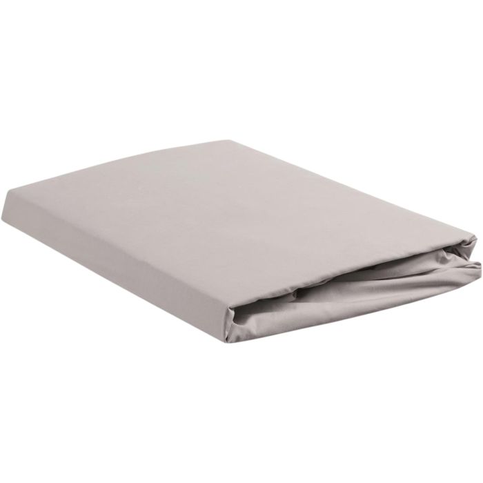 Hoeslaken Percale Topper Light Grey 140x210/220