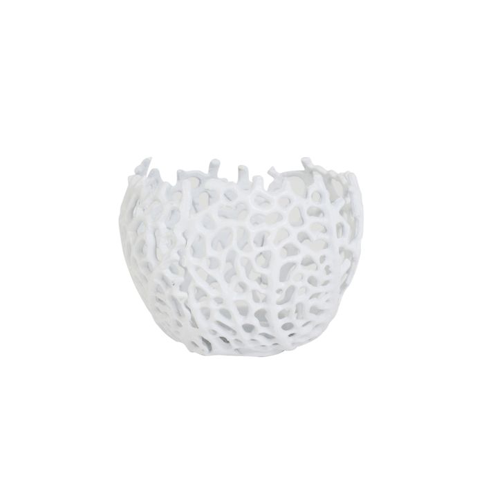 Theelicht Ø12x10 cm SABELA mat wit