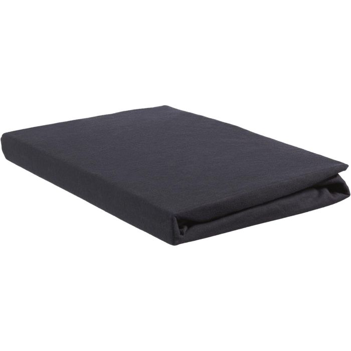 Hoeslaken Jersey Splittopper Navy 180x200/220
