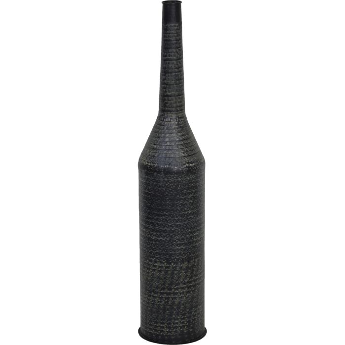 Vaas deco ?18x93 cm DOLIM zwart-antiek groen