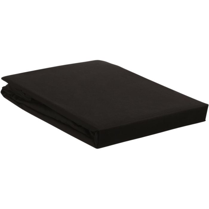 Hoeslaken Percale Topper Black 160x210/220