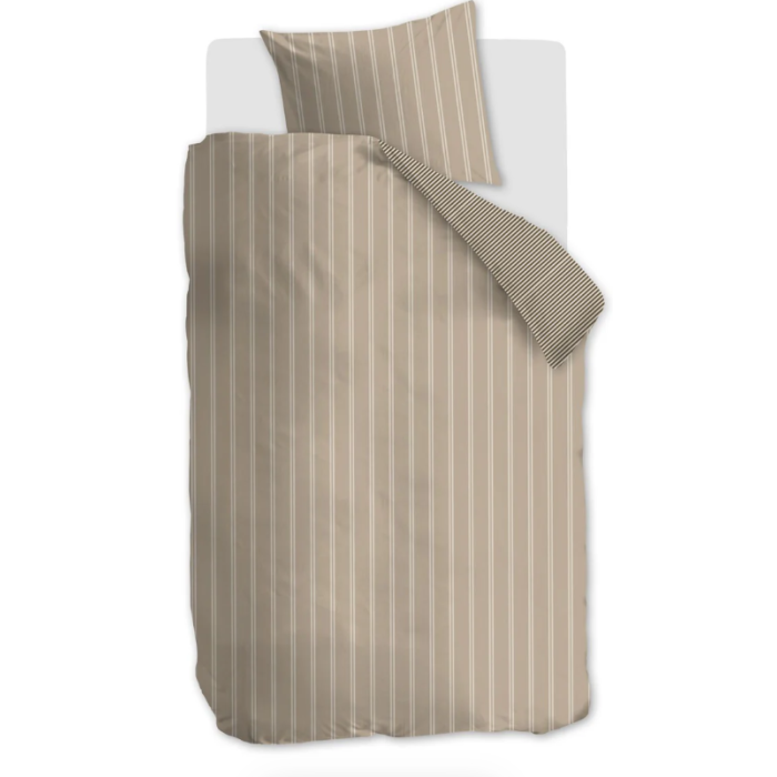 Dekbedovertrek Vtwonen mini stripe Natural 140x220