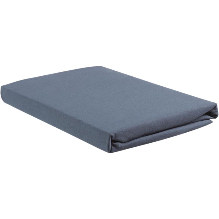 Hoeslaken Jersey Splittopper Blue 140x200/220