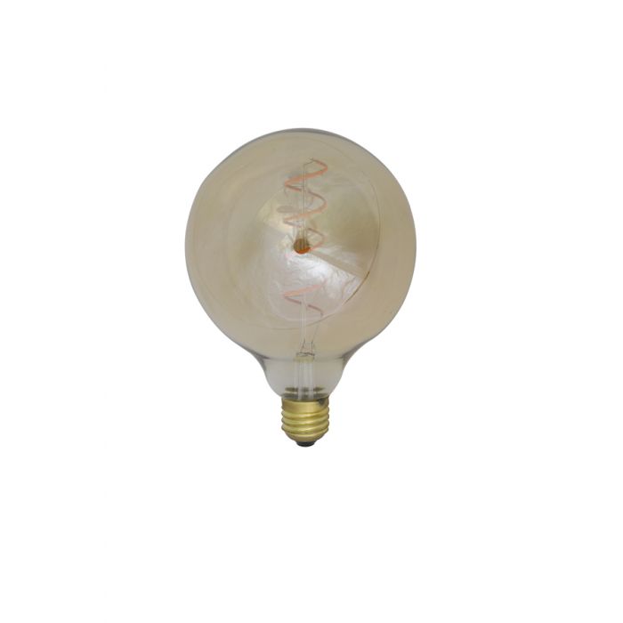 Deco LED globe Ø12,5x17,5 cm LIGHT 4W amber E27 dimbaar
