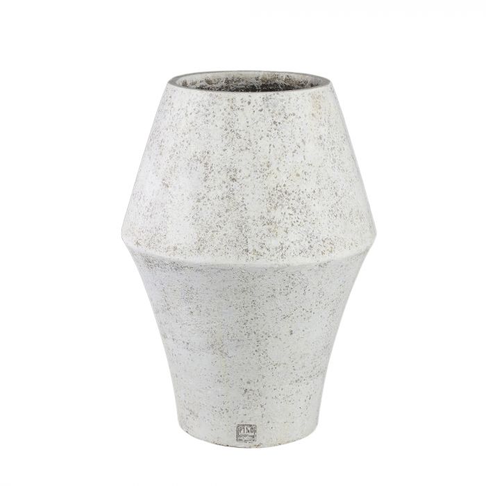 white cement double middle cone round L