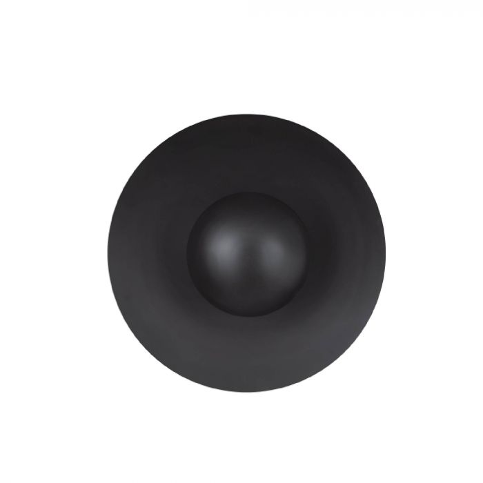 Wandlamp zwart metaal 41cm