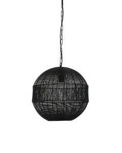 Hanglamp Ø45x47 cm Pilka mat zwart