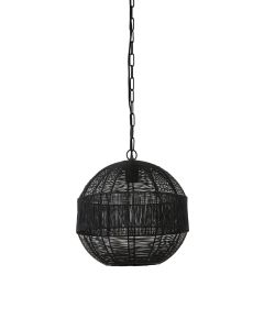 Hanglamp Ø35x38 cm PILKA mat zwart