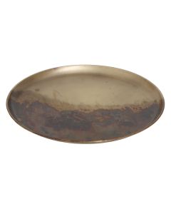 Dienblad goud rond / medium 