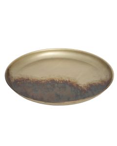 Dienblad goud rond / large