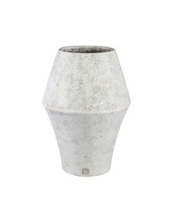 white cement double middle cone round L