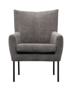 Fauteuil Robin met gladde rug