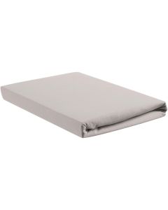 Hoeslaken Jersey Splittopper Light Grey 140x200/220