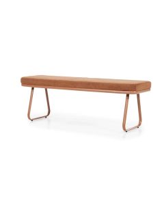 Bench Skola - terracotta 140x42x48