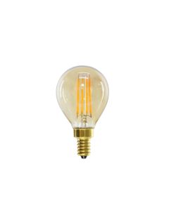 s-model LED bulb Ø4x7 cm LIGHT 2W amber E14 dimbaar