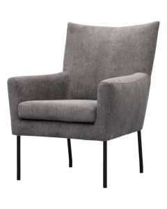 Fauteuil Robin groen met gladde rug