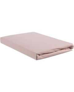 Hoeslaken Jersey Splittopper Soft Pink 180x200/220