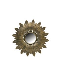 Confess spiegel metaal antique brass ø32cm