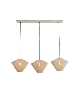 Hanglamp 3L 120x42x130 cm FELIDA crème