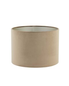 Kap velours 40-40-30 cm chocolade bruin